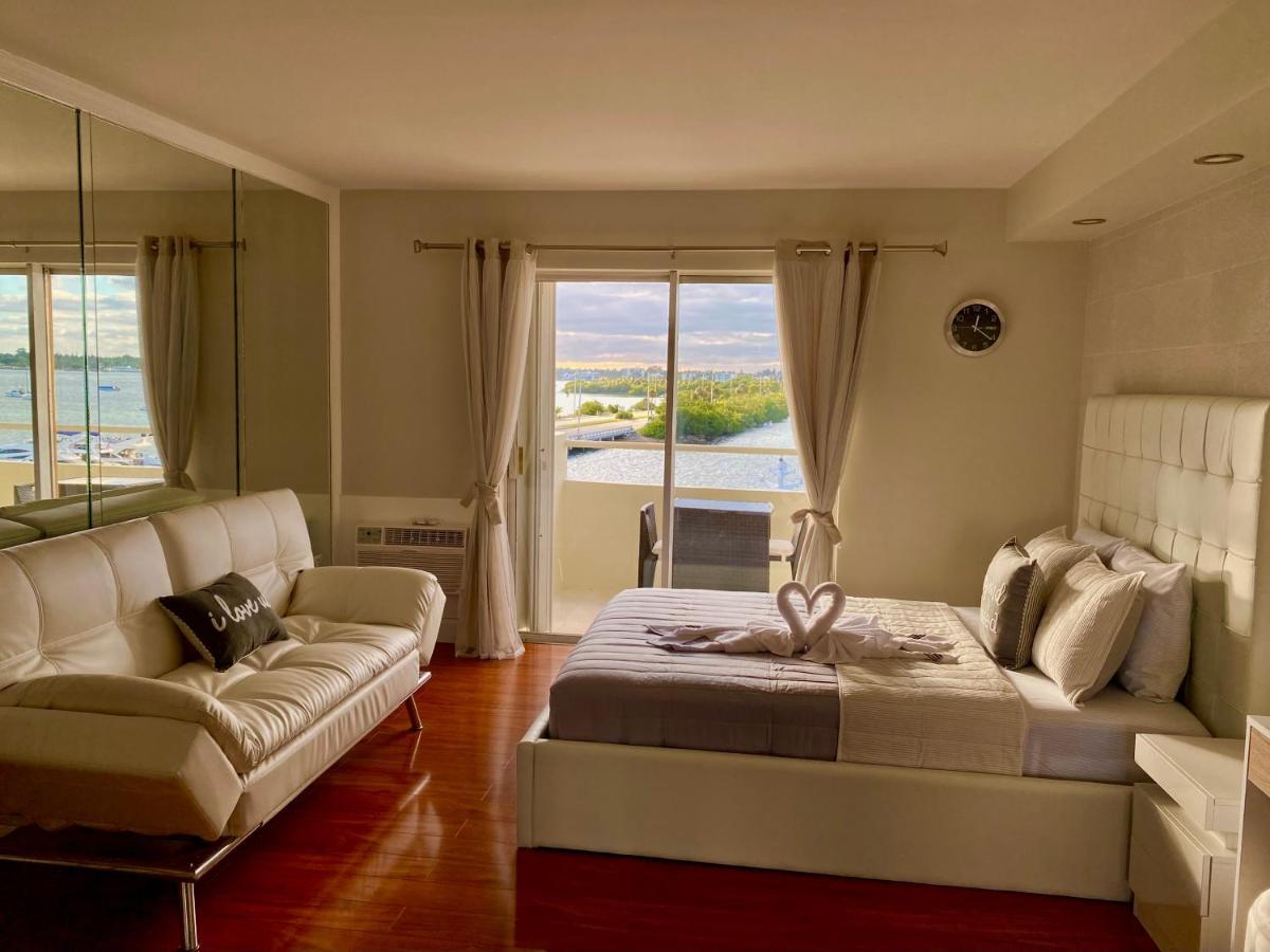 Modern Waterfront Apartment With Miami Skyline View, Free Parking 5 Mins Drive To ميامي بيتش المظهر الخارجي الصورة